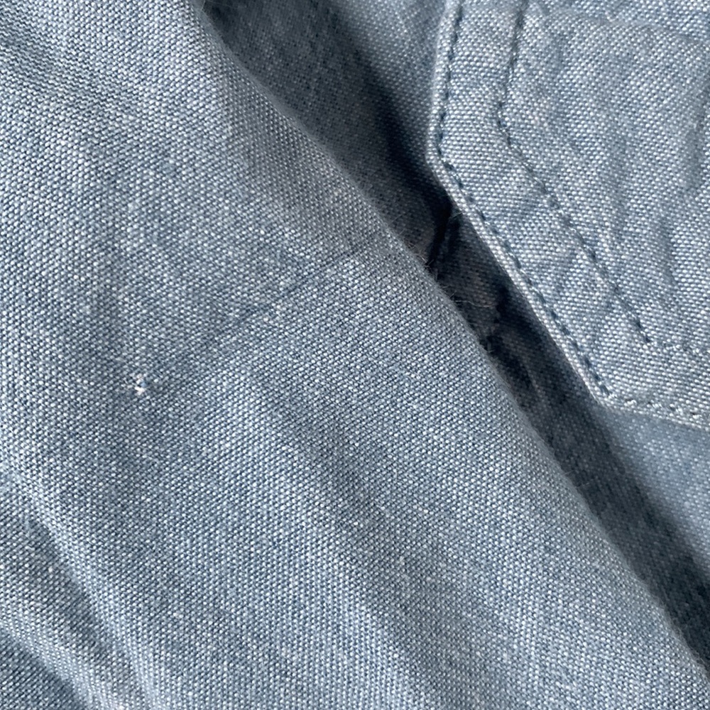 Men’s Carhartt blue, long sleeve shirt. Size XL. Chest approx 25 1/2 inches - Picture 6 of 12
